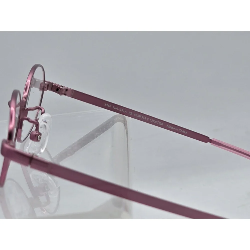 Jins Pink Kids Eyeglass Frames‎ 46.8 - 15.2-139 - 28 AKMF16A351A02 - SITS ASKEW